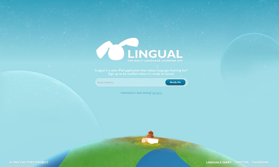 Catch Lingual Website Screenshot