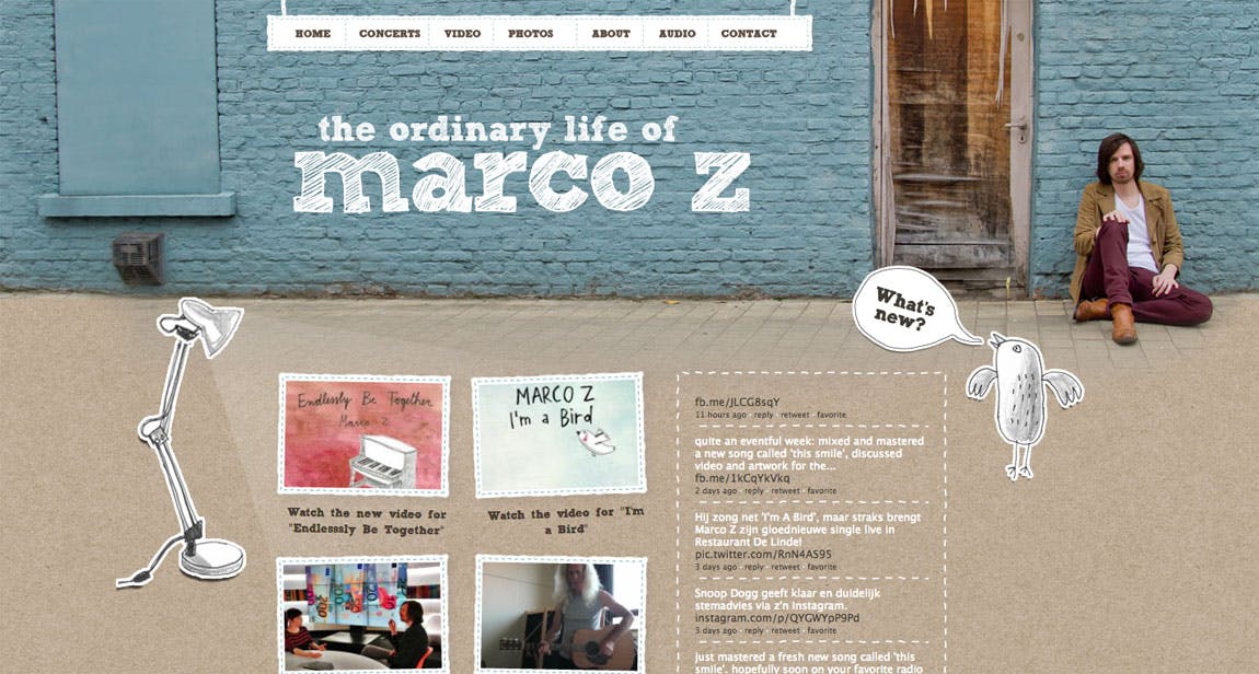 Marco Z Website Screenshot