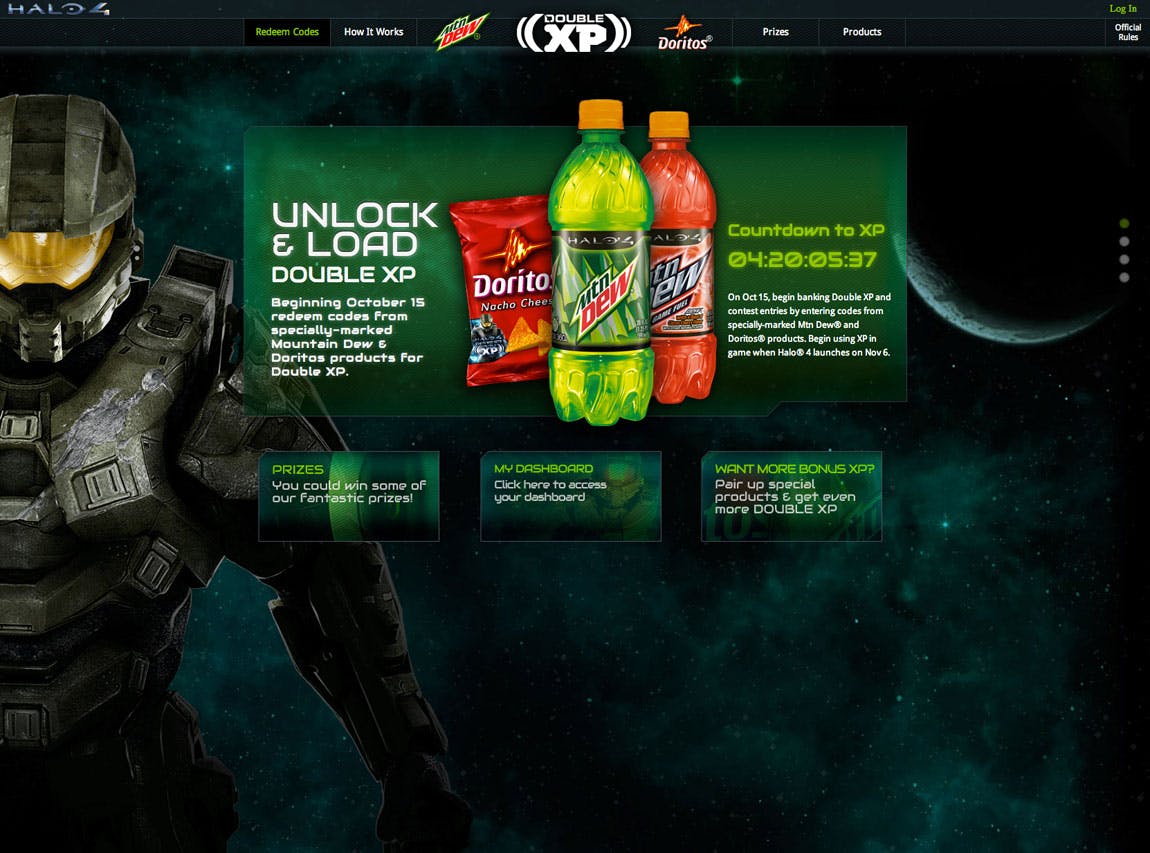 Double XP Website Screenshot