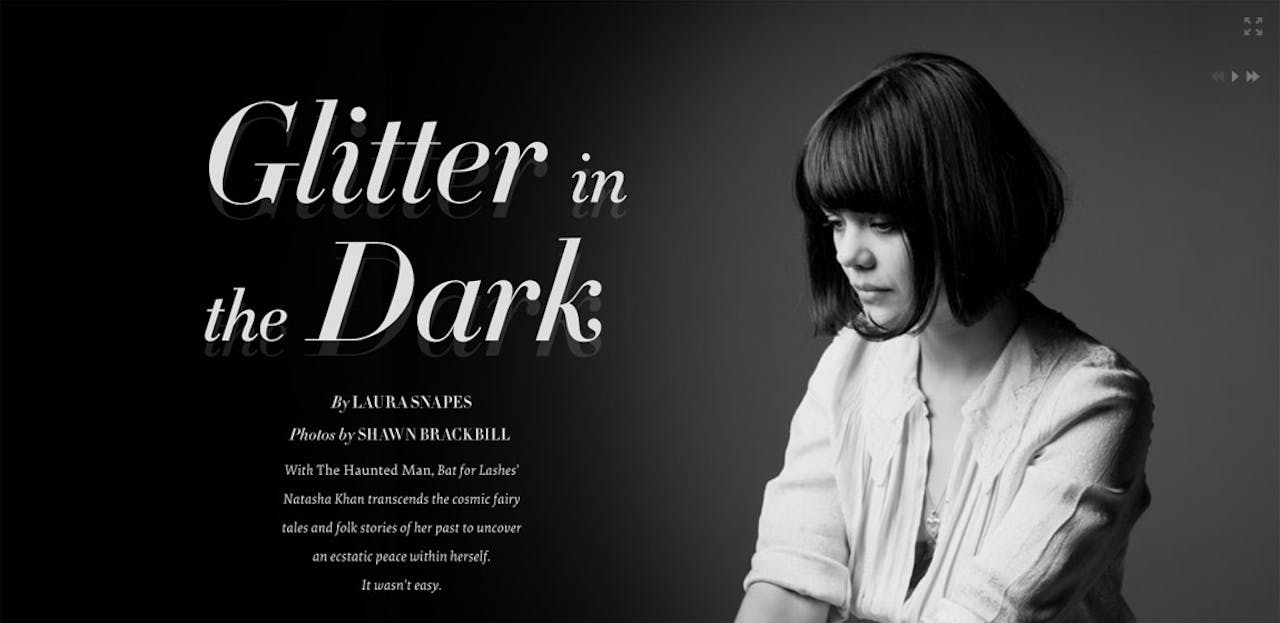 Glitter In The Dark Website Screenshot