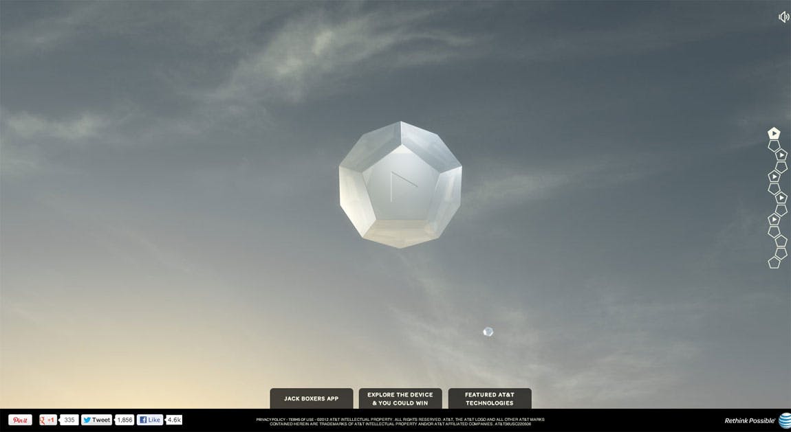 Daybreak 2012 Website Screenshot