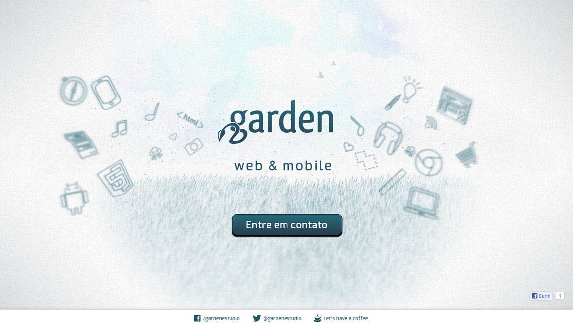 Garden Estúdio Website Screenshot