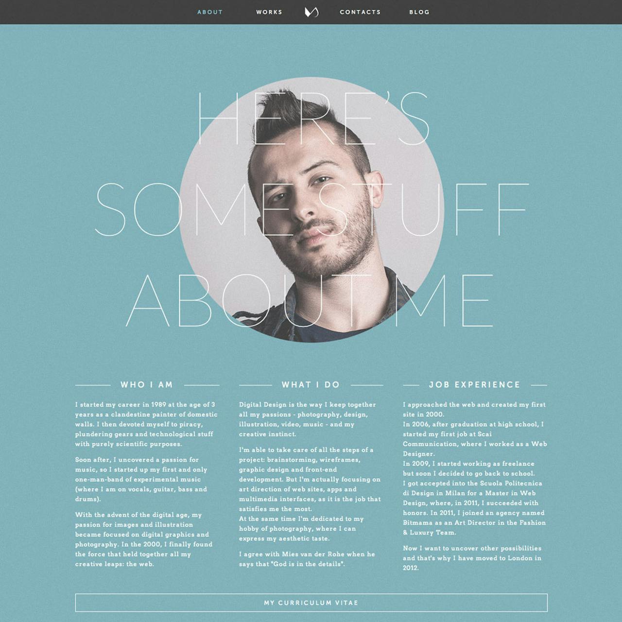 Vito Salvatore Website Screenshot