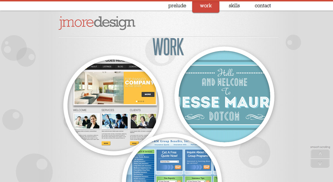 Jmore Design Website Screenshot