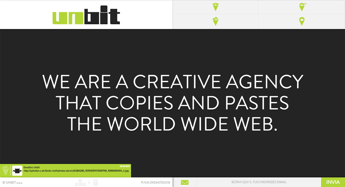 Unbit Website Screenshot