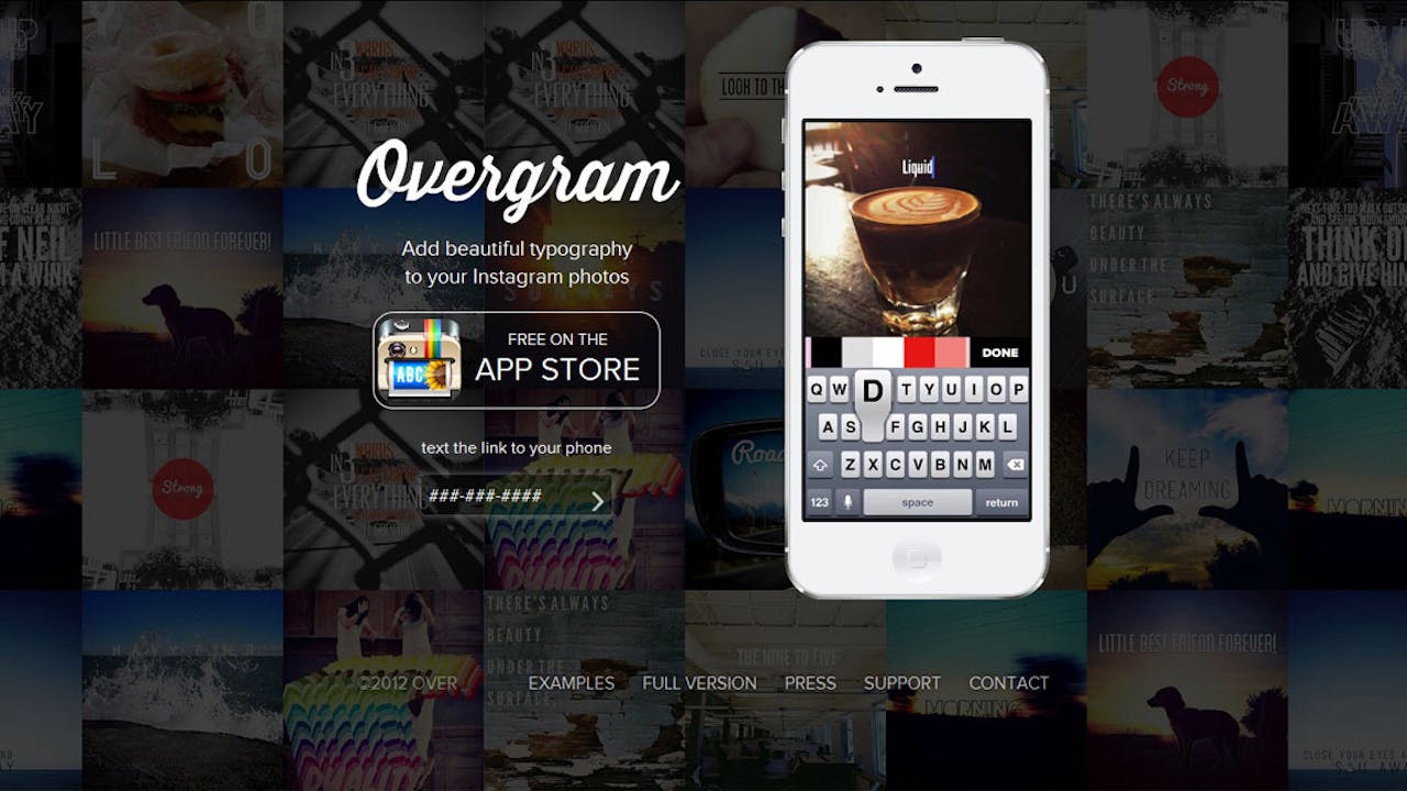 Overgram Website Screenshot