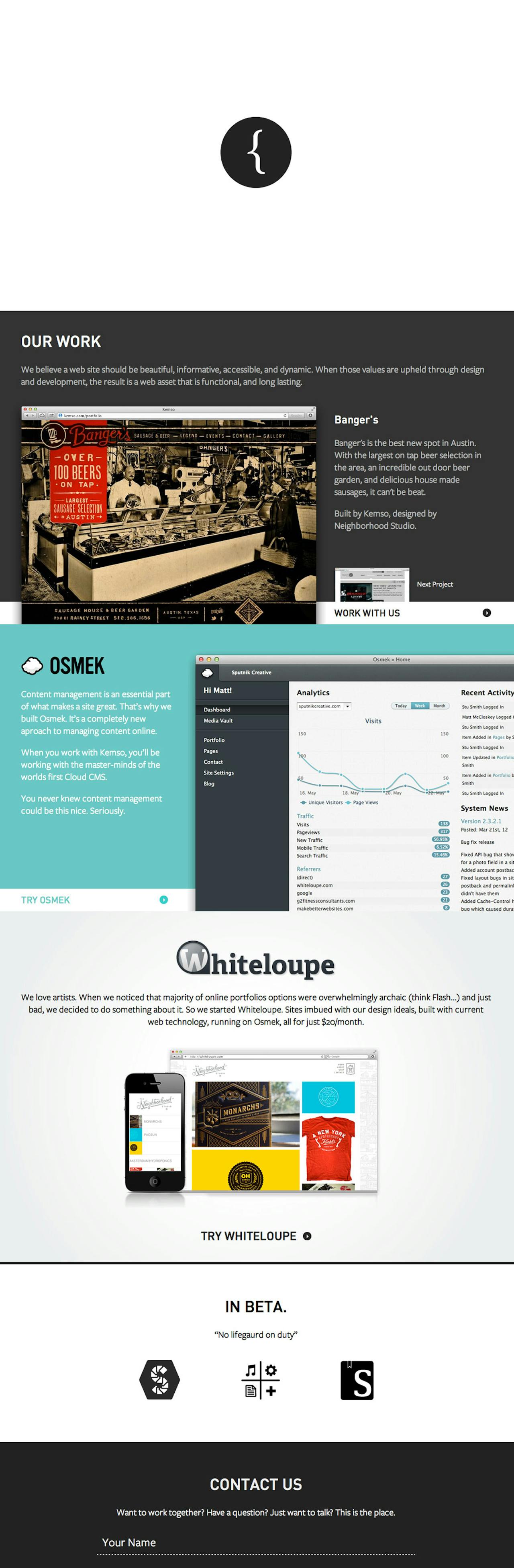 Kemso Design Website Screenshot