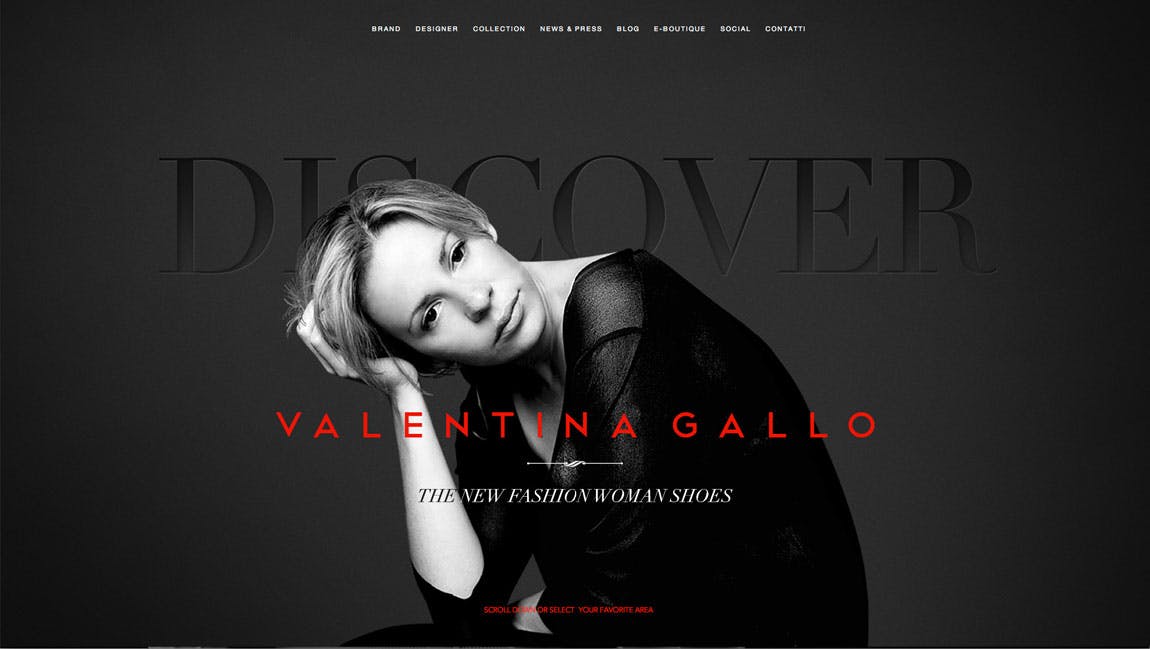 Valentina Gallo Website Screenshot
