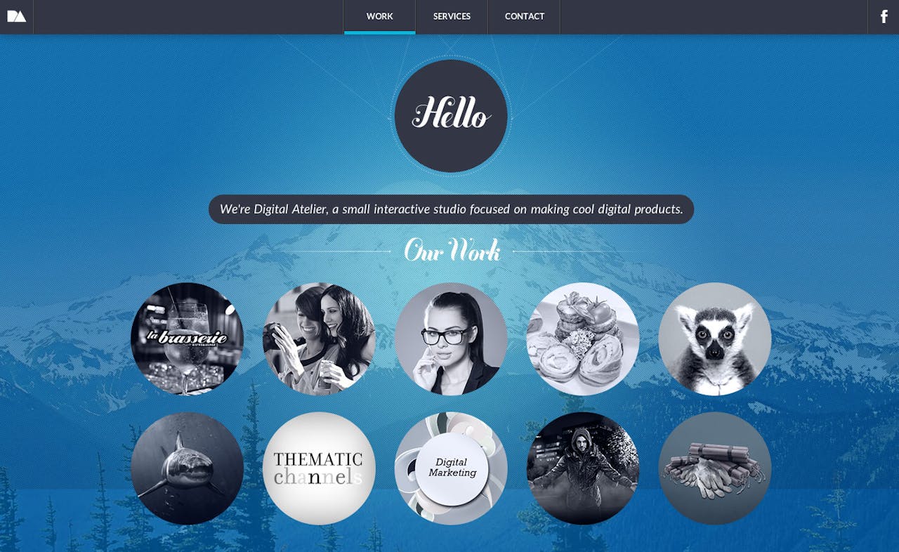Digital Atelier Website Screenshot