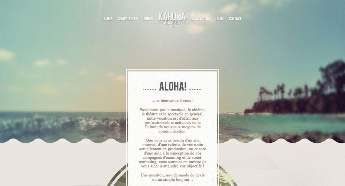 Kahuna Webstudio Website Screenshot