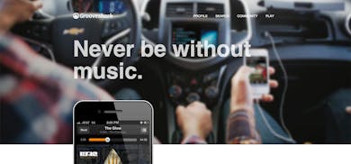 Grooveshark’s Mobile App Thumbnail Preview