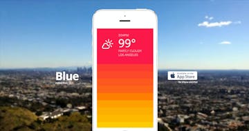 Blue weather forecast Thumbnail Preview