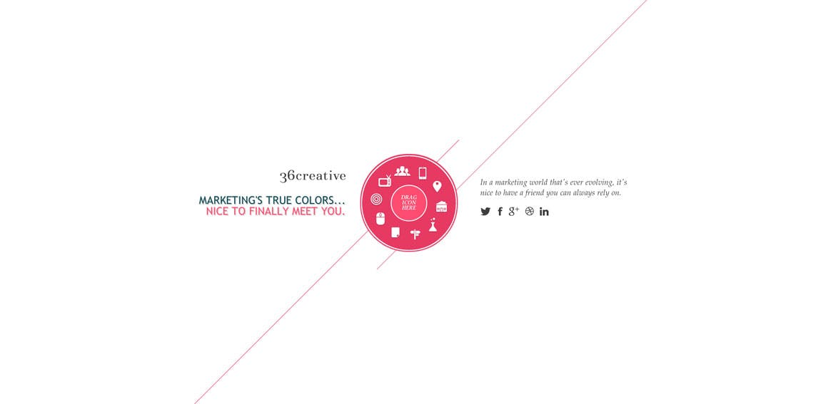 Colors of Marketing Website Screenshot