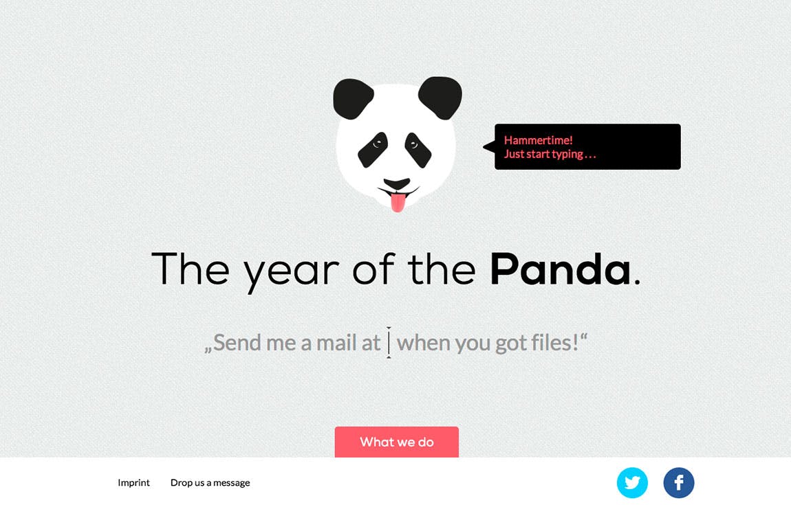 Panda Got Files Website Screenshot