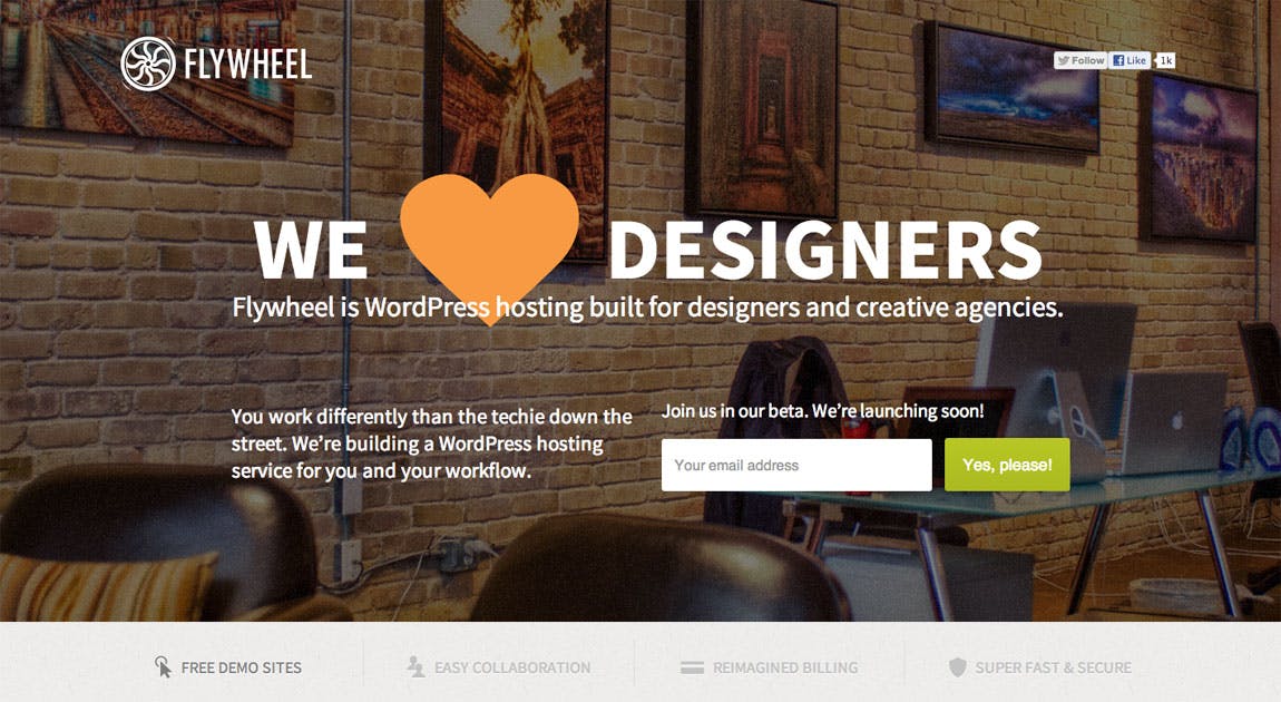 We ♥ Designers Website Screenshot
