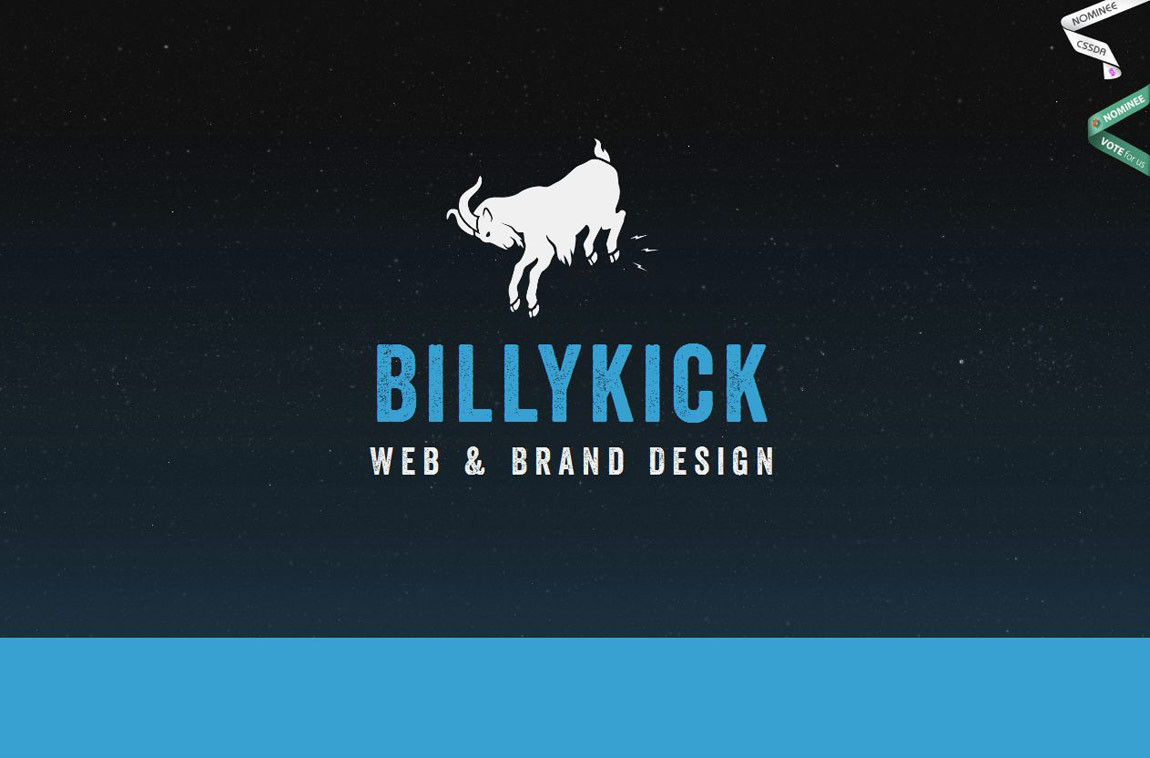Billykick Website Screenshot