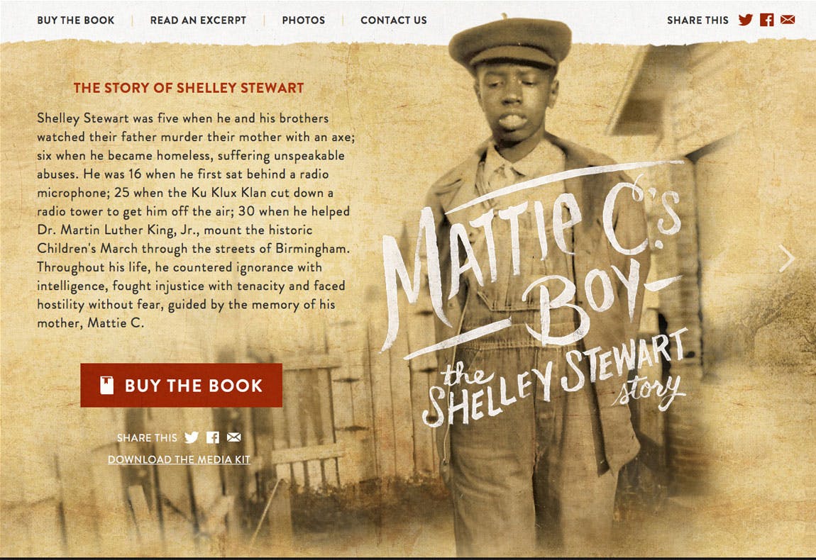 Mattie C.’s Boy Website Screenshot