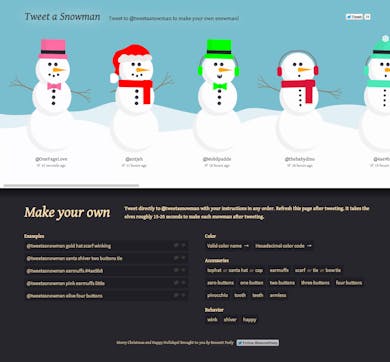 Tweet a Snowman Thumbnail Preview