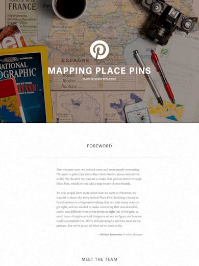 Mapping Place Pins Thumbnail Preview