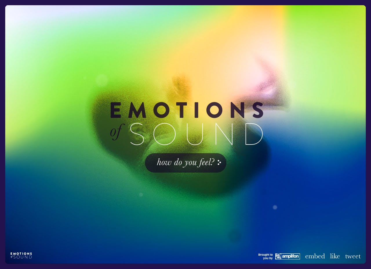 Emotions of Sound Website Screenshot