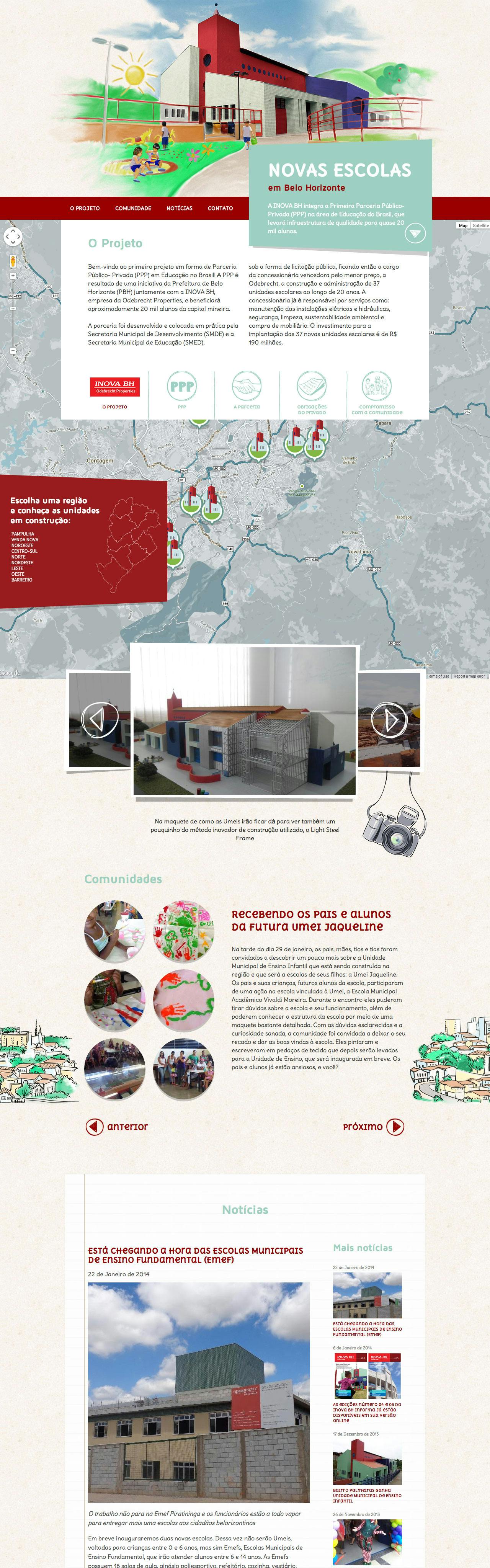 Inova BH Website Screenshot