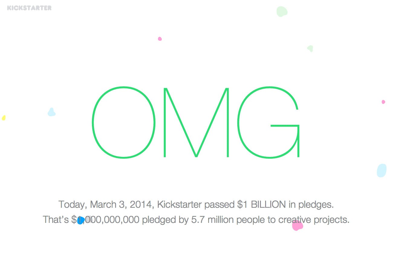 One Billion Dollars Website Screenshot