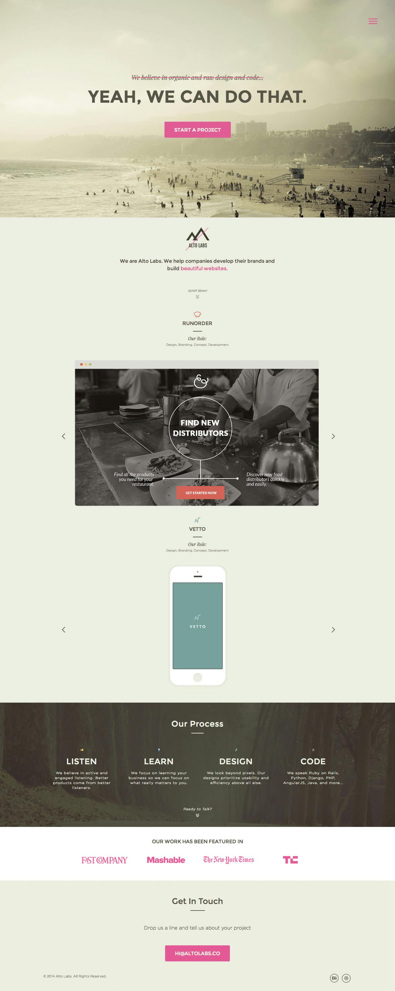 Alto Labs Website Screenshot