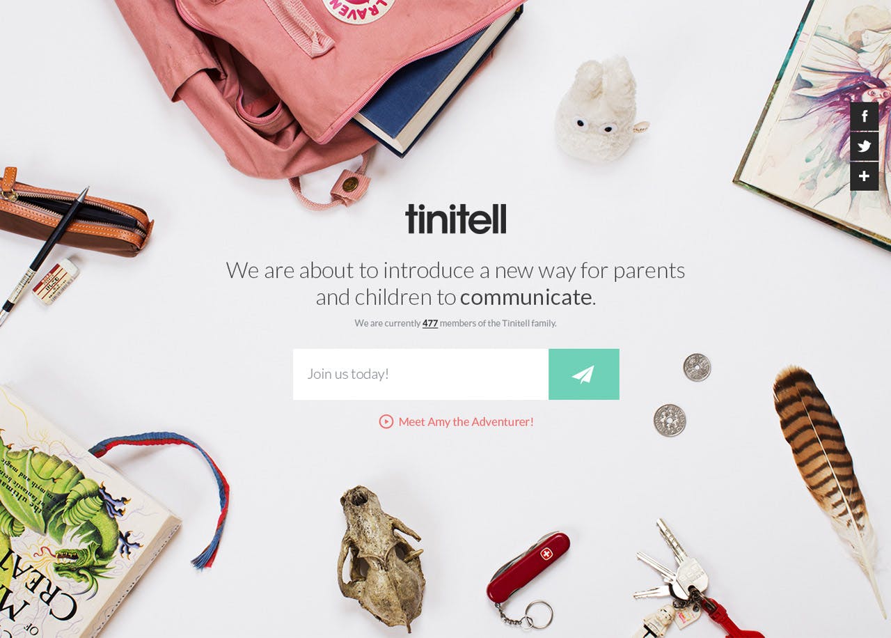 Tinitell Website Screenshot