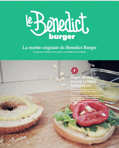 Benedict Burger recipe Thumbnail Preview