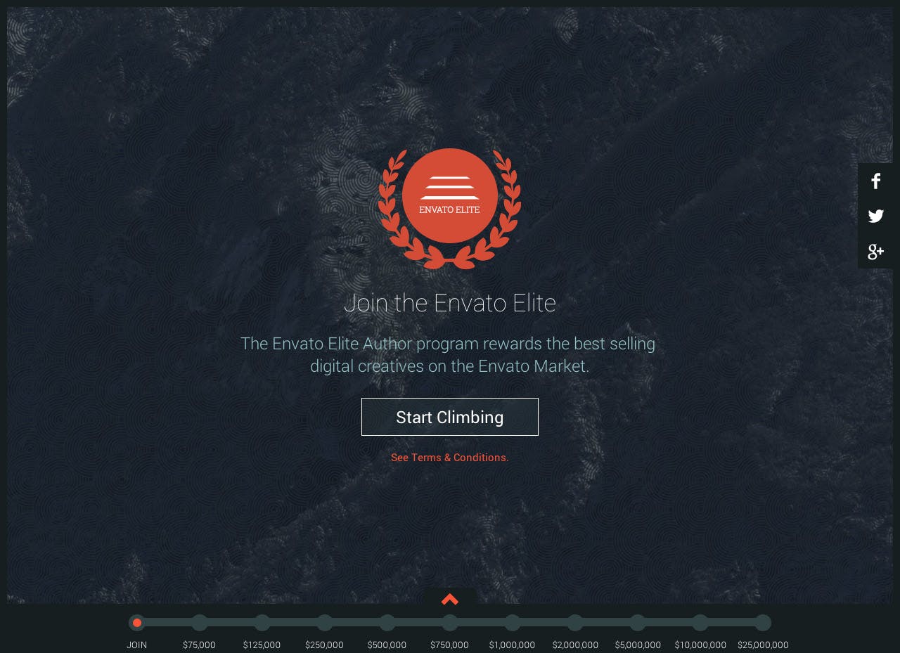 Envato Elite Website Screenshot