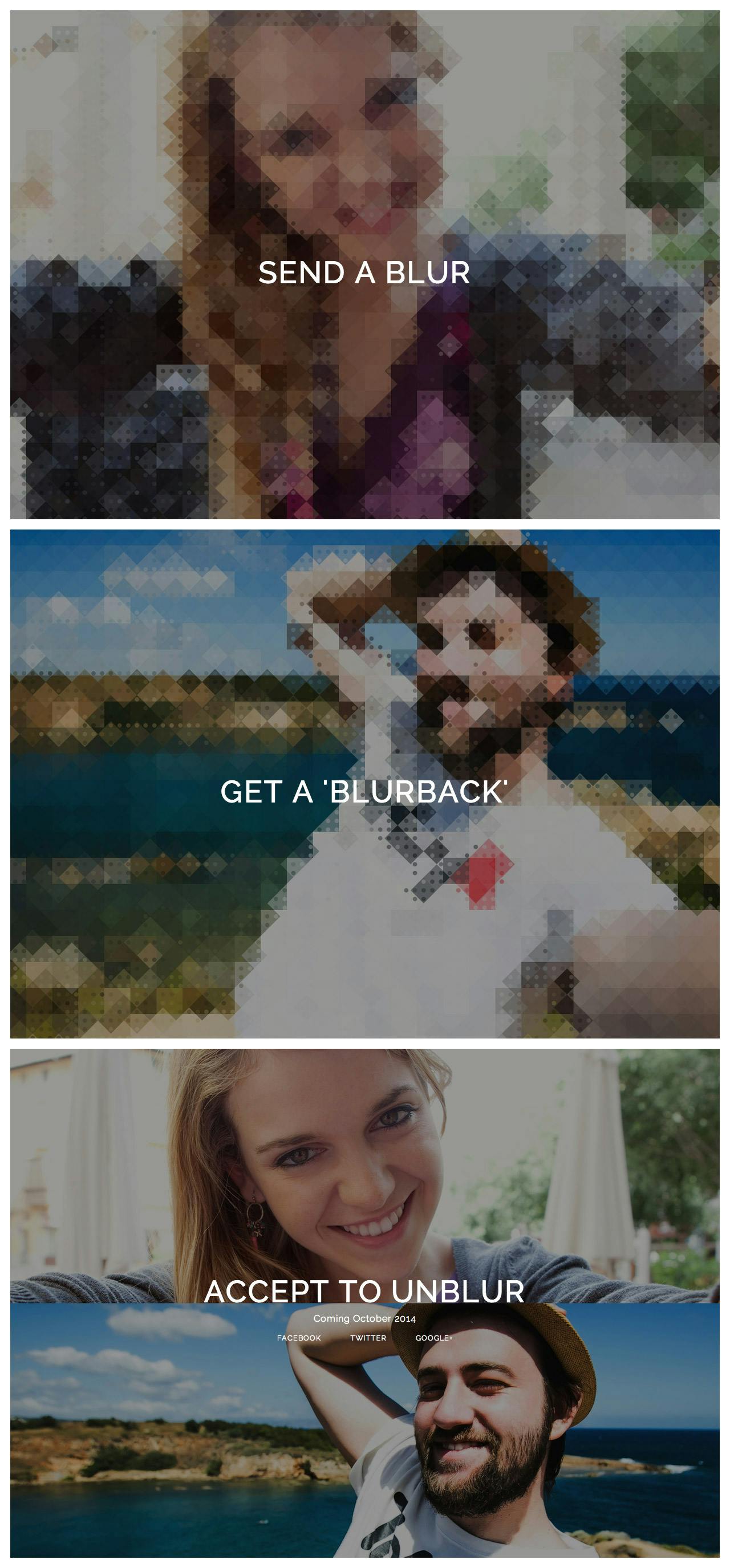BlurChat Website Screenshot