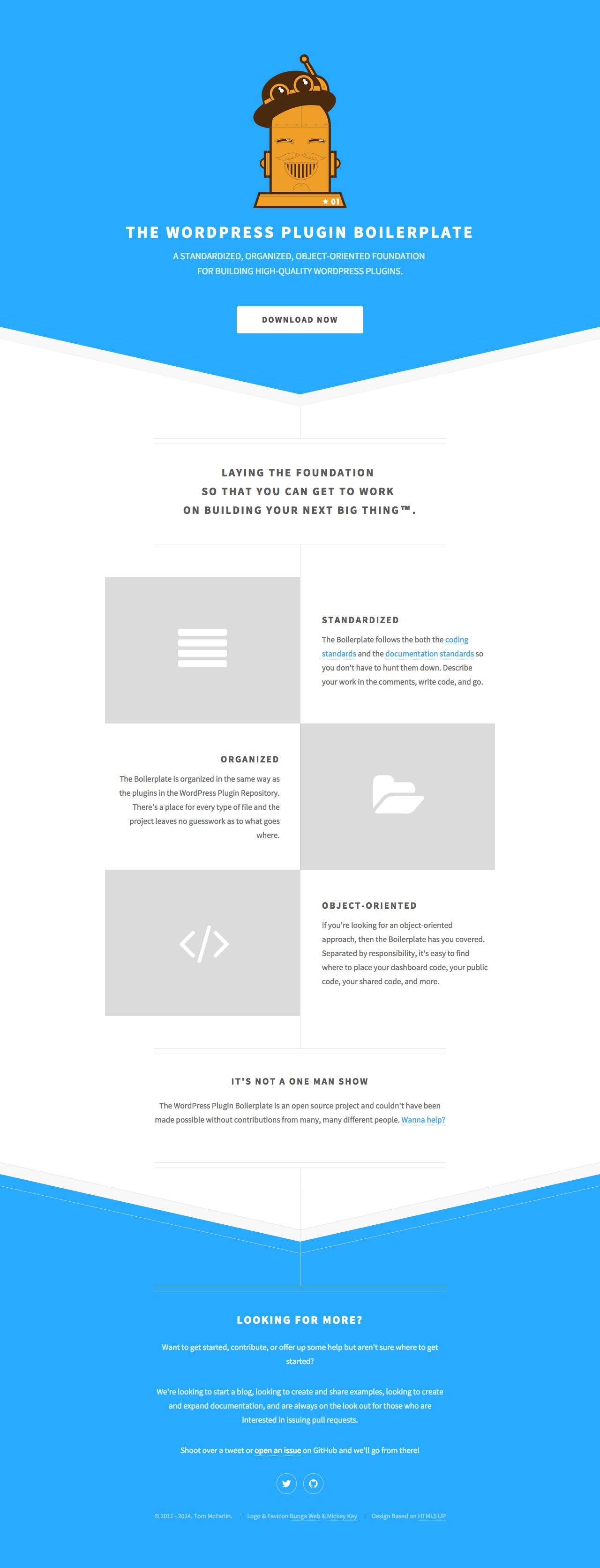 The WordPress Plugin Boilerplate Website Screenshot