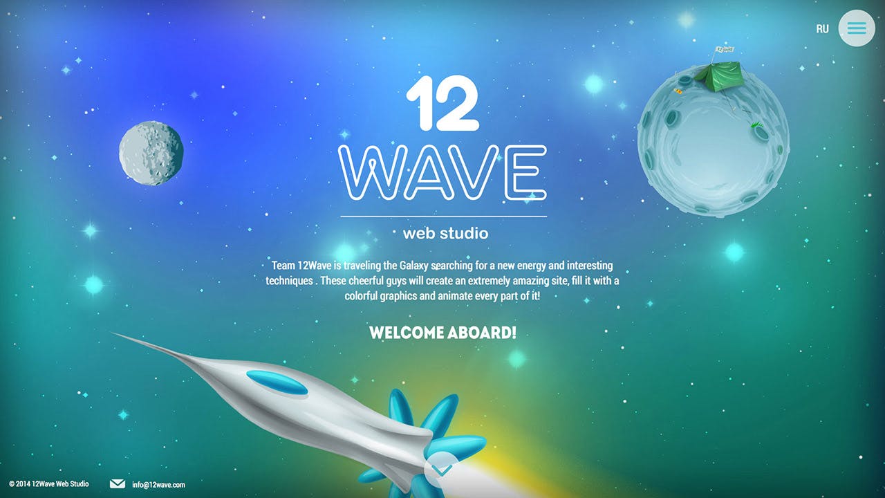 12Wave Web Studio Website Screenshot