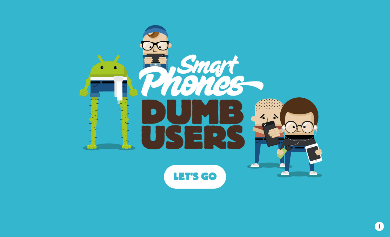 Smartphones… Dumb Users Website Screenshot