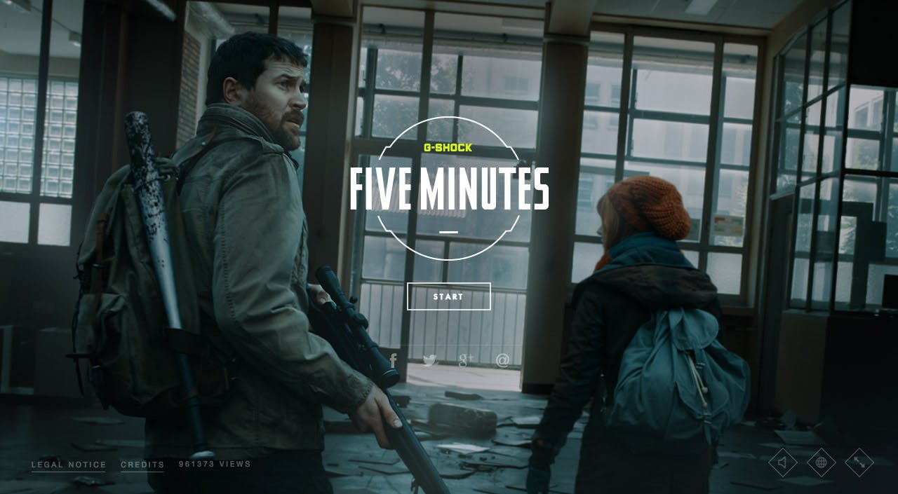 Five Minutes Website Screenshot