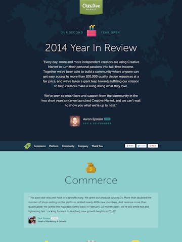 Creative Market 2014 Year In Review Thumbnail Preview