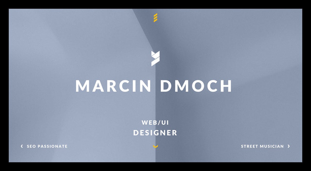 Marcin Dmoch Website Screenshot