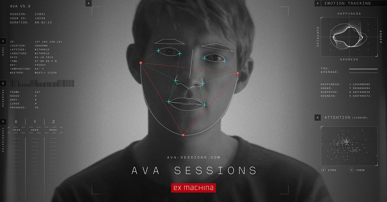 Ava Sessions Website Screenshot