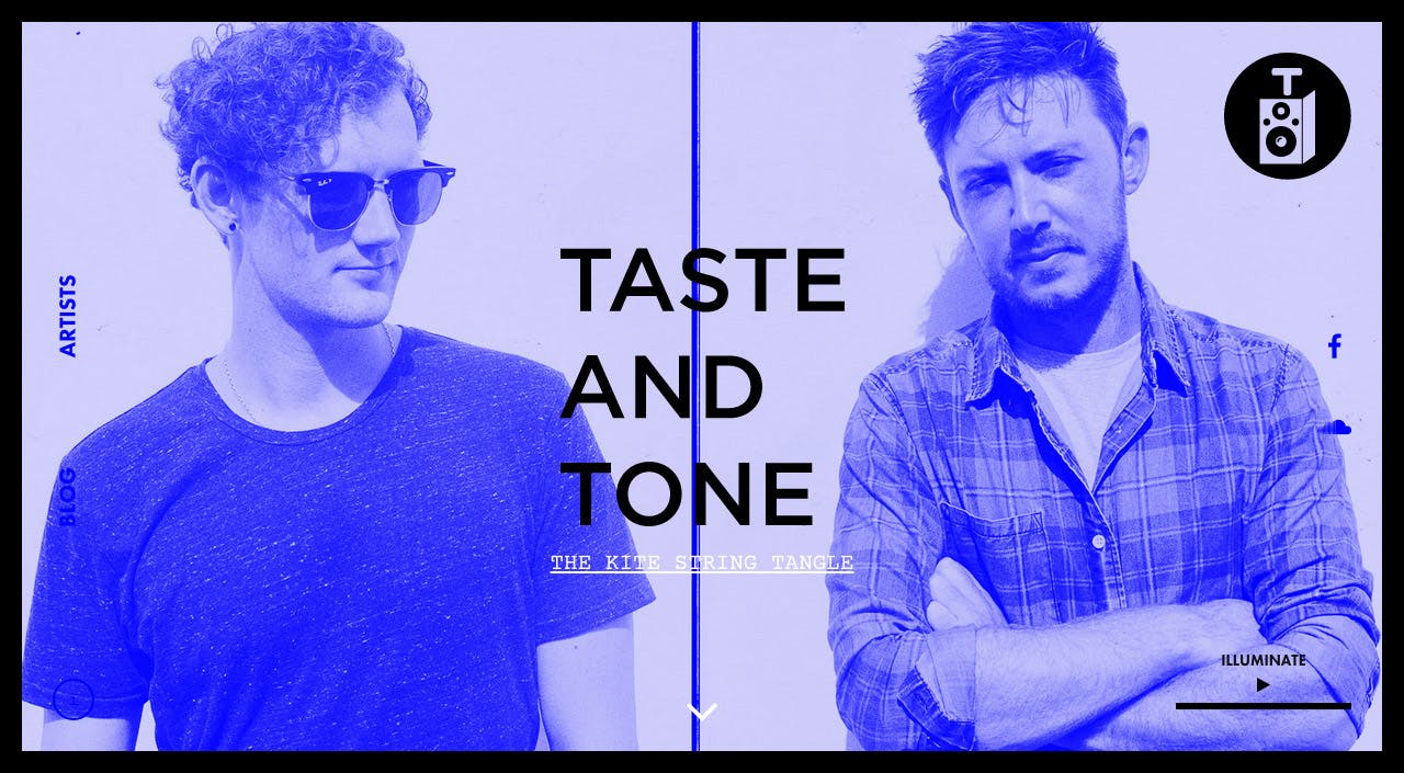 Taste and Tone Collective Website Screenshot