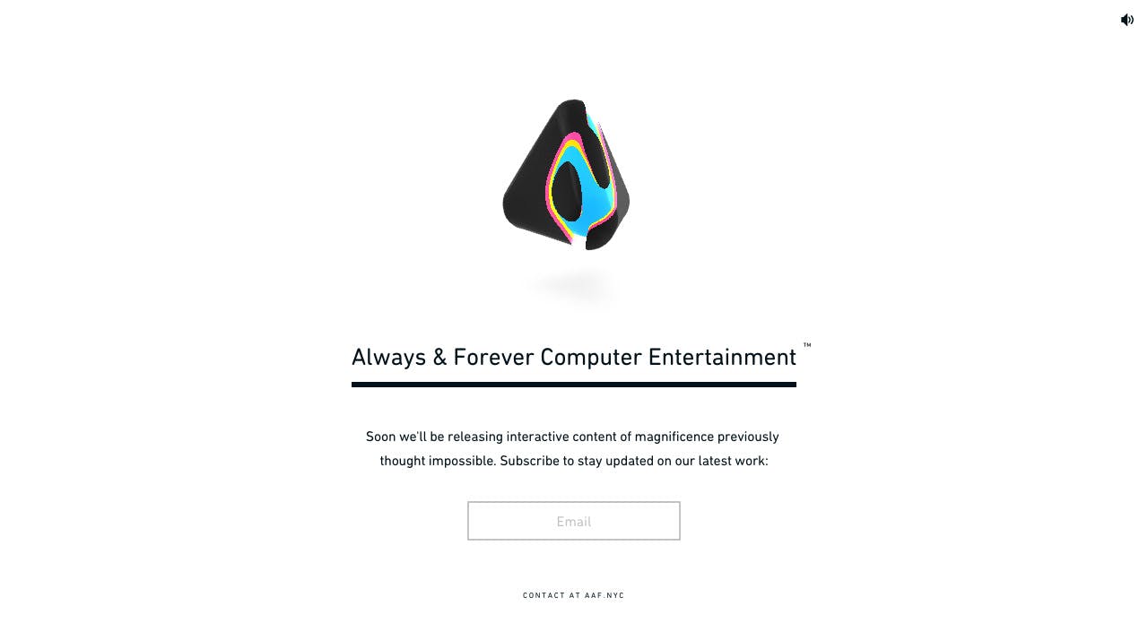 Always & Forever Computer Entertainment Website Screenshot
