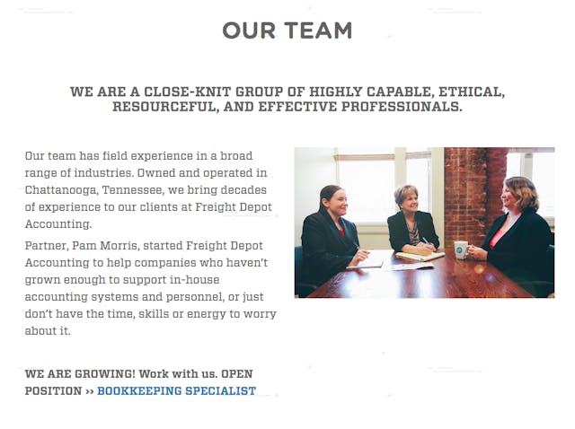 Freight Depot Accounting Team Preview