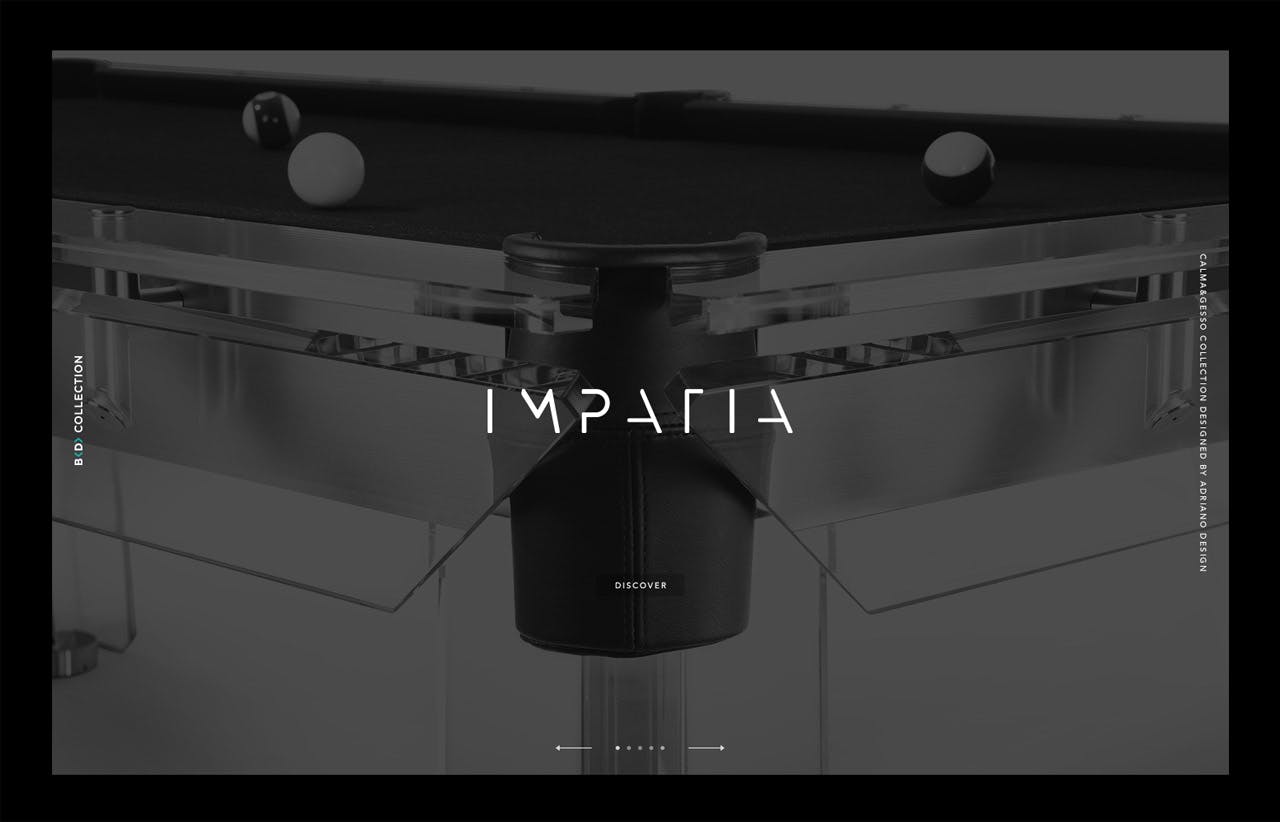 Impatia Website Screenshot