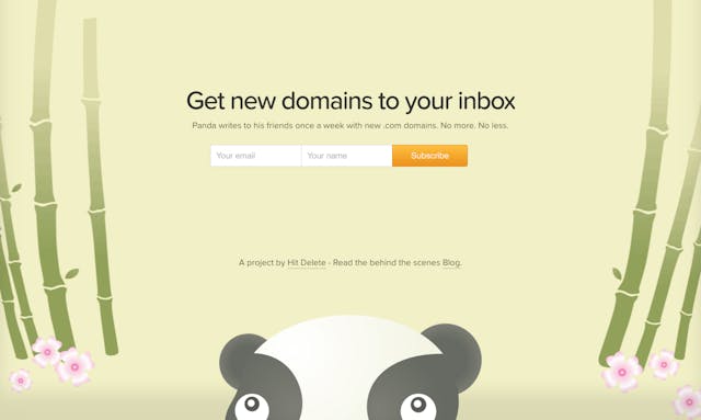 Hustle Panda Big Footer Preview