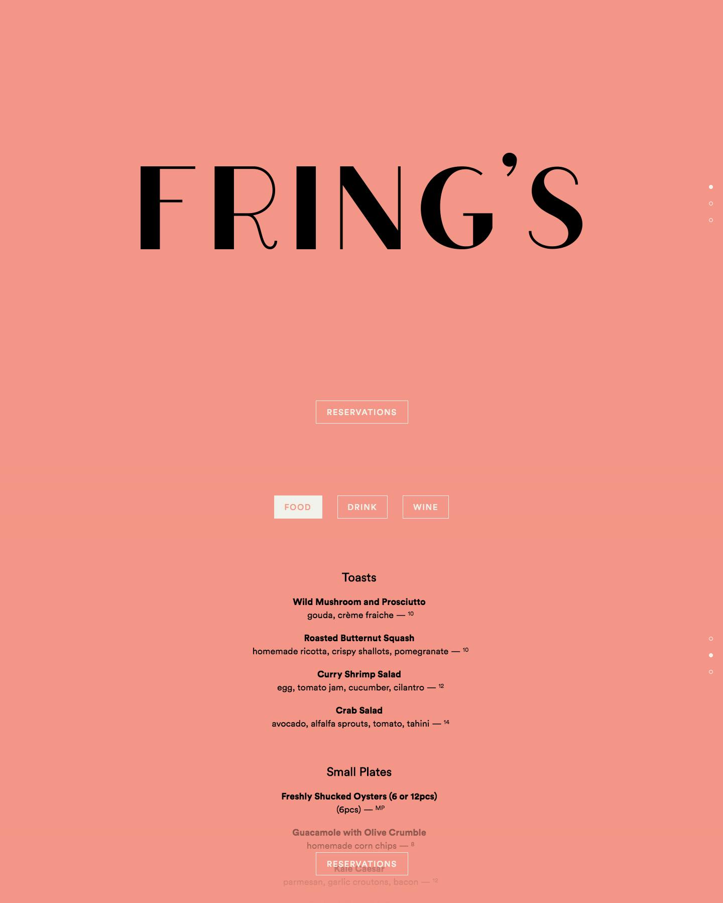 Fring’s Website Screenshot