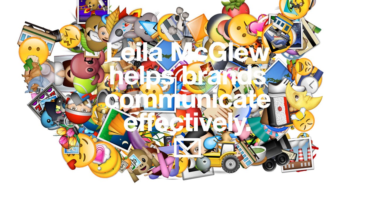 Leila McGlew Website Screenshot