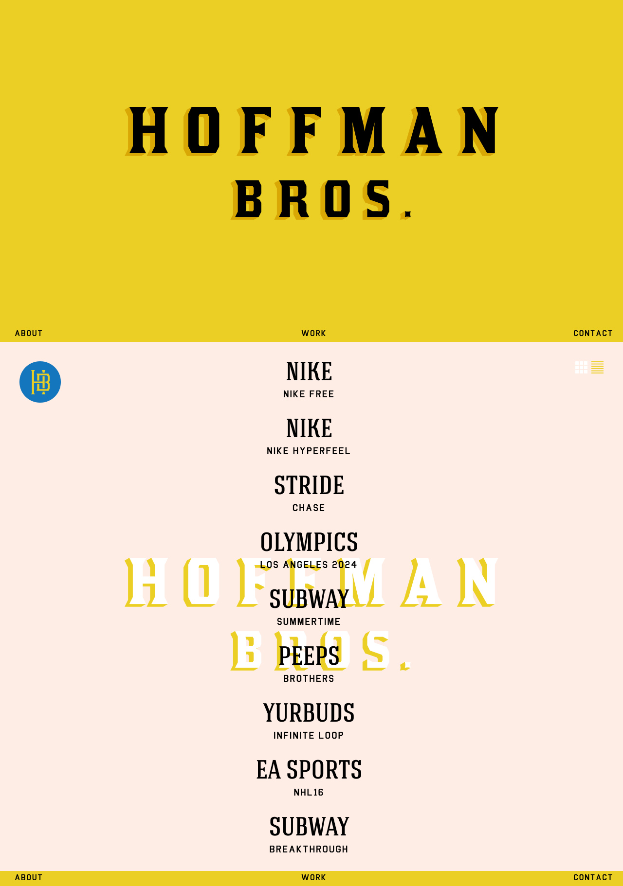Hoffman Bros Website Screenshot