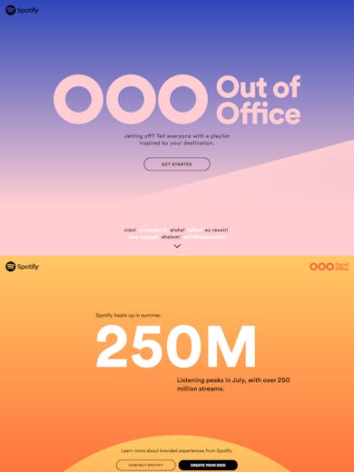 Spotify – Out of Office Thumbnail Preview