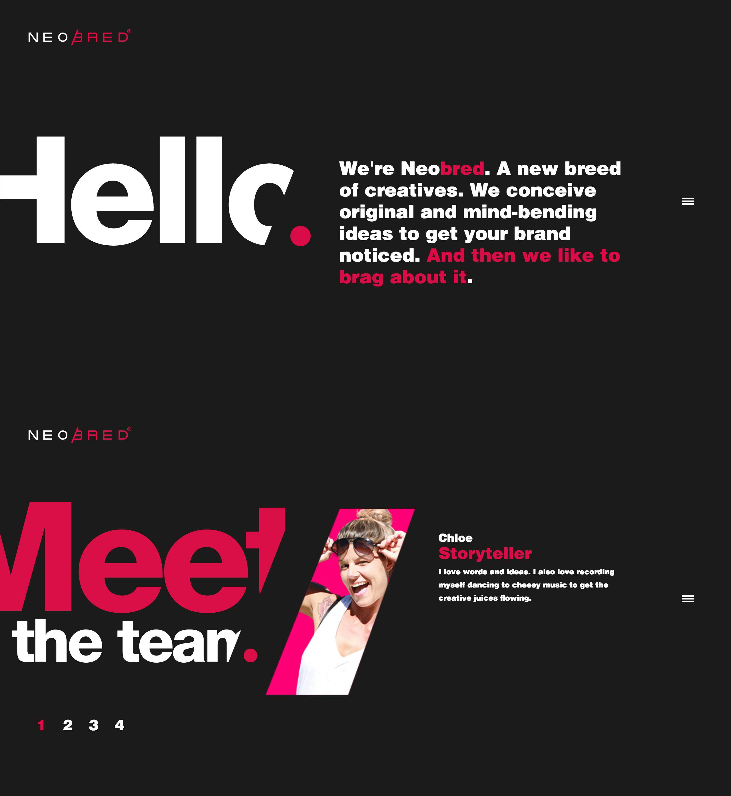 Neobred Website Screenshot