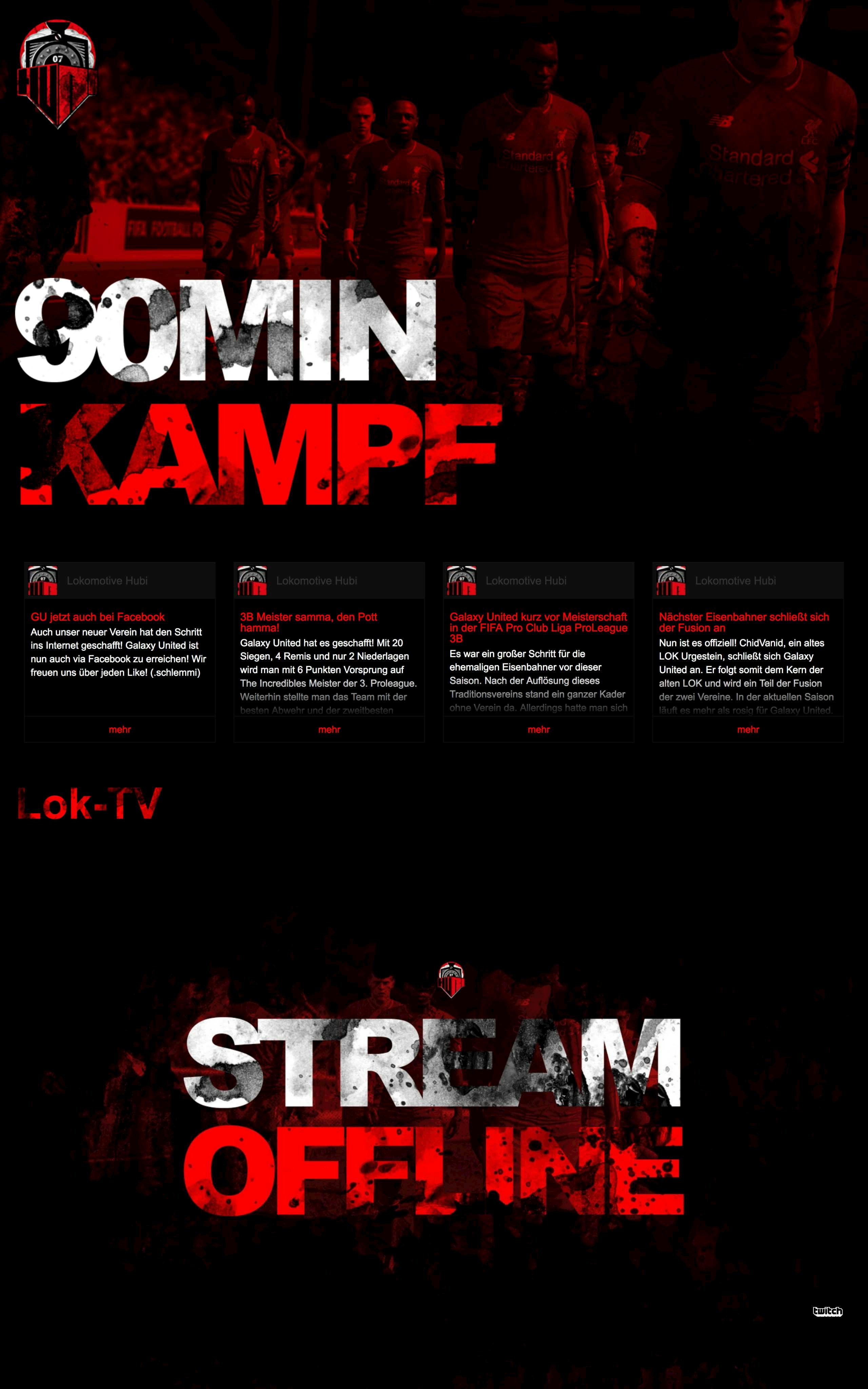 Lokomotive Hubi Website Screenshot