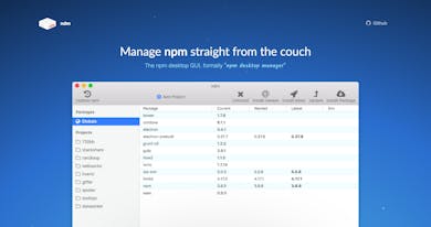 Npm Desktop Manager Thumbnail Preview